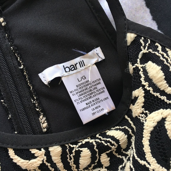 SOLD. Bar III Lace Dress - Picture 3 of 3